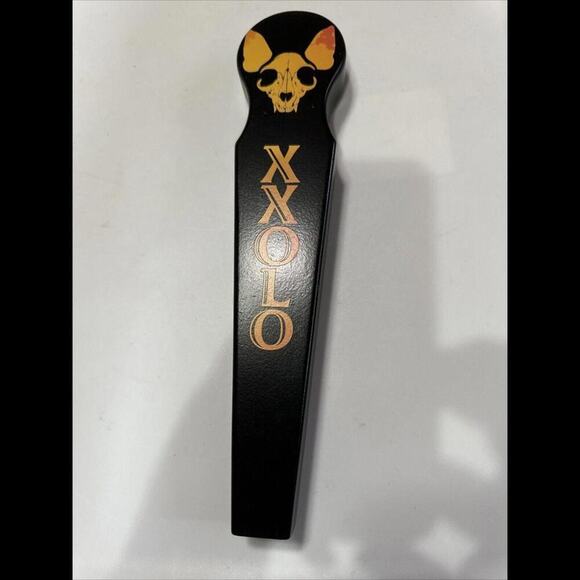 Garage Brewing Company XXOLO Orange Skeleton Logo Beer Tap Handle California - Picture 3 of 7